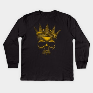 King Skull Kids Long Sleeve T-Shirt